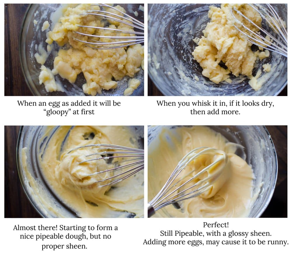 Learn how to make Perfect Choux Pastry (Or Pate a Choux!) - A great basic troubleshooting guide to make sure you get perfect Choux Pastry every Single time!