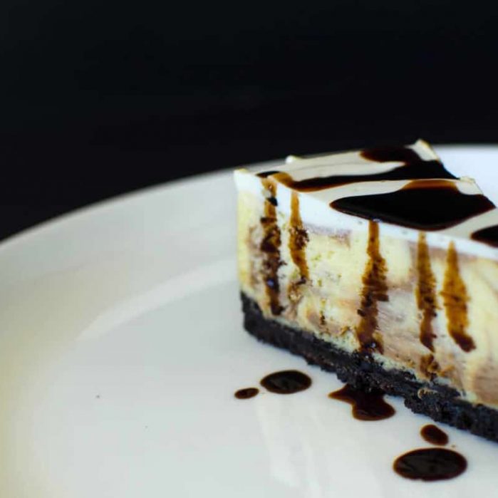 Balsamic Swirl Lime Cheesecake