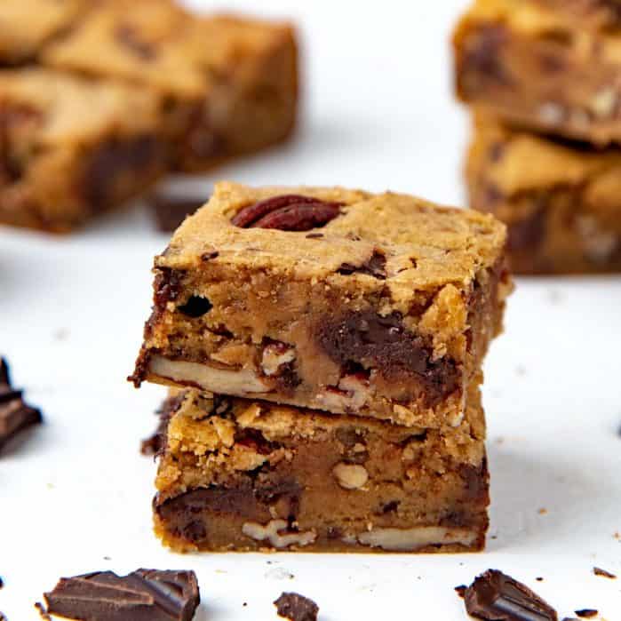 Brown Butter blondies social media