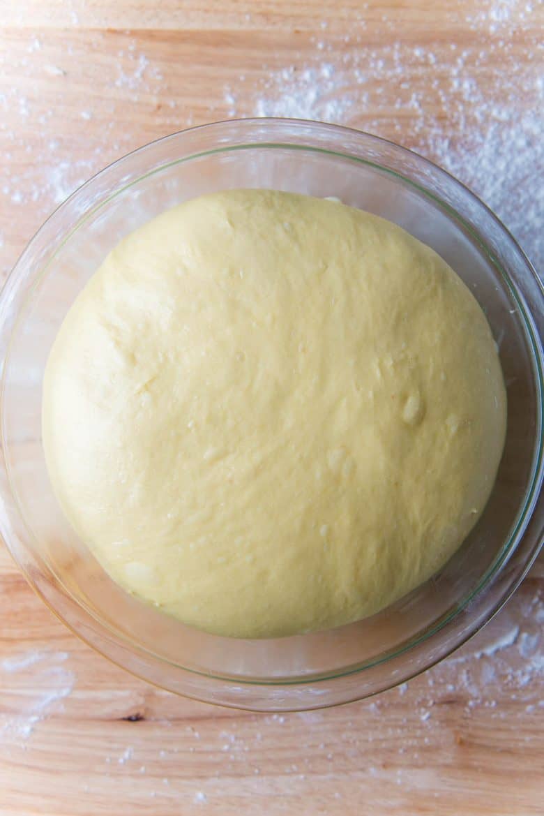 First proof brioche after