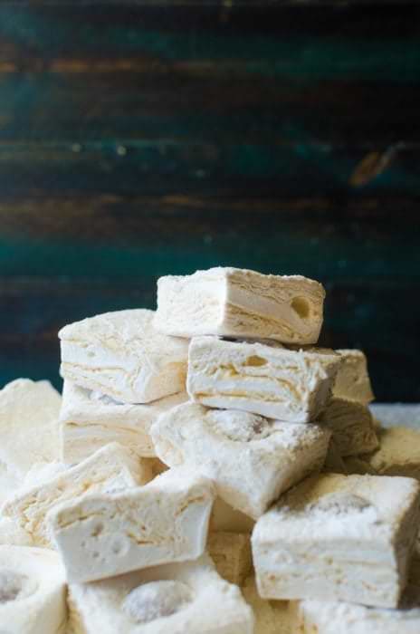 Butterscotch swirled Marshmallow 
