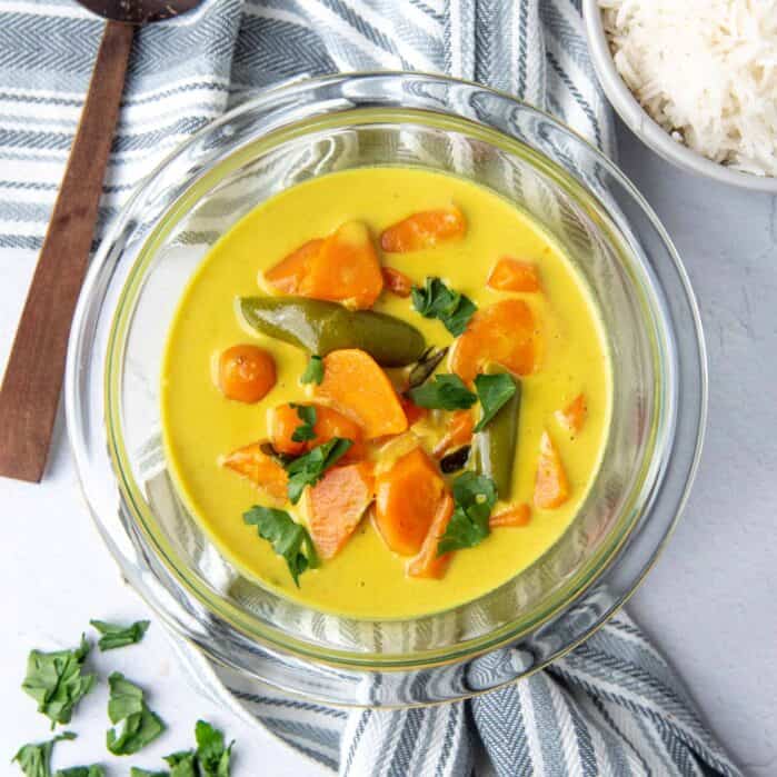 Carrot curry social media