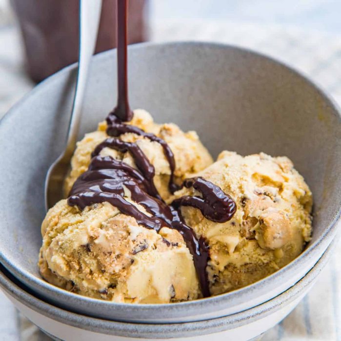 Chocolate hot fudge sauce social media