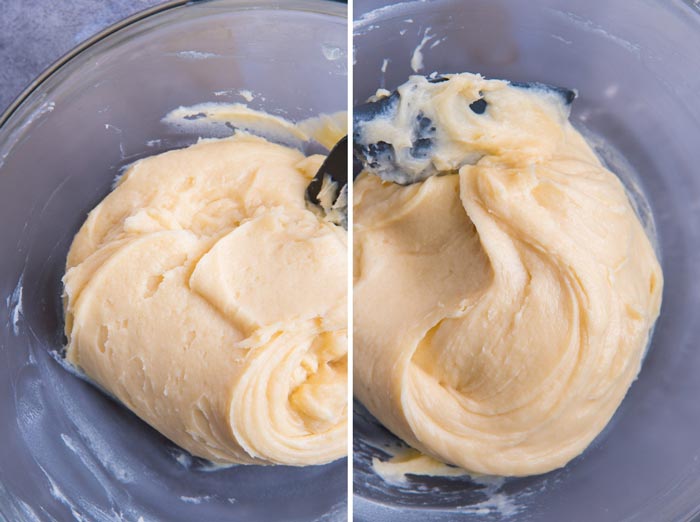 Learn how to make Perfect Choux Pastry (Or Pate a Choux) - The consistency of choux pastry dough. The difference between not enough eggs, and just the perfect amount.