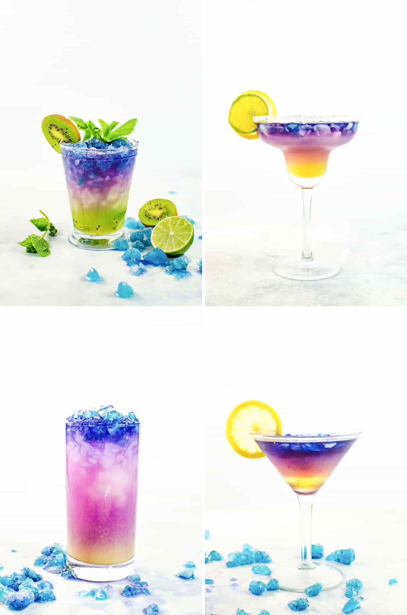 Magical Color Changing Cocktails (Galaxy Cocktails) - Four incredible Magical Cocktails to make and be inspired to make your own! Wow your friends and family with these fun and unique cocktails made with color changing alcohol.
