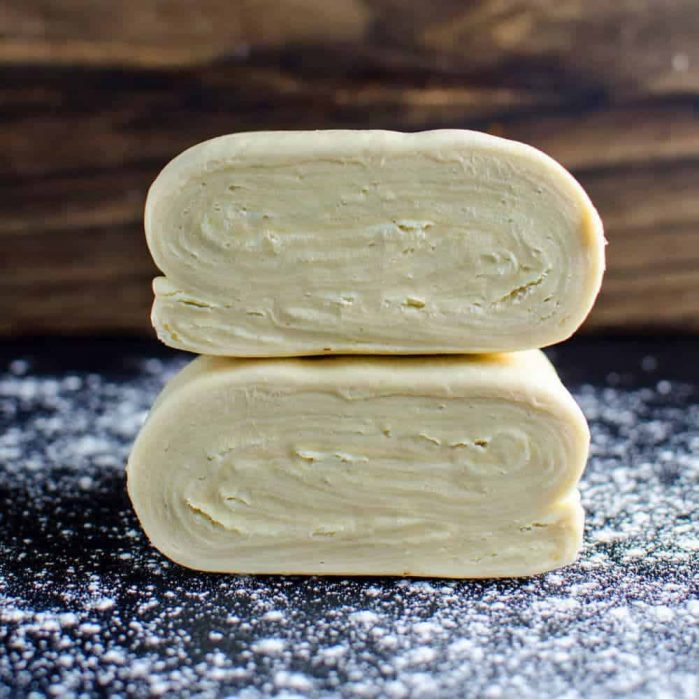 Unbelievably easy Rough Puff pastry - Quick and easy to make and tasted infinitely better than store bought (30 -45 minutes only)! No long waiting times, to make this amazing pastry and NOONE will know you took a shortcut!