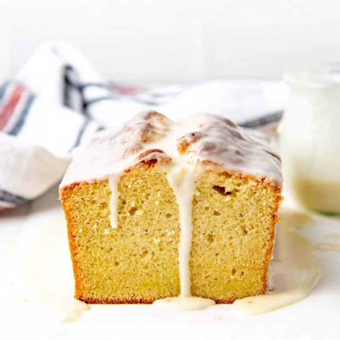 eggnog pound cake social media