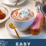 Pinterest image for French Hot Chocolate