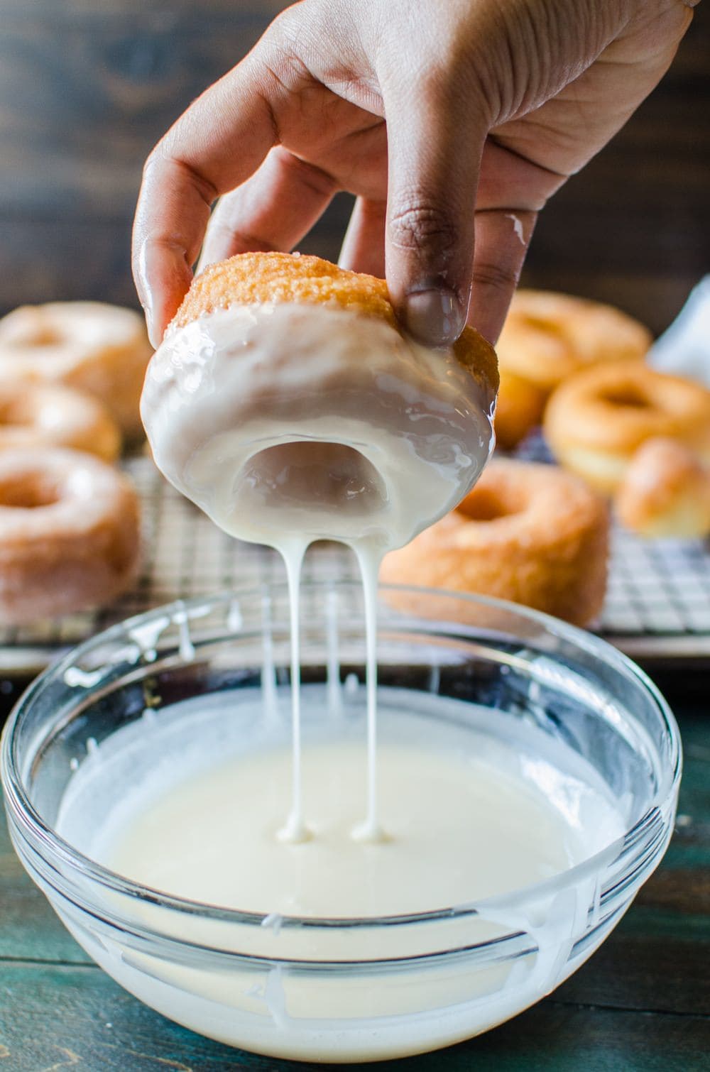 Perfect Glazed Doughnuts - The guide to Perfect Doughnuts with a vanilla glaze with a complete troubleshooting guide. Now you can have perfect doughnuts every single time