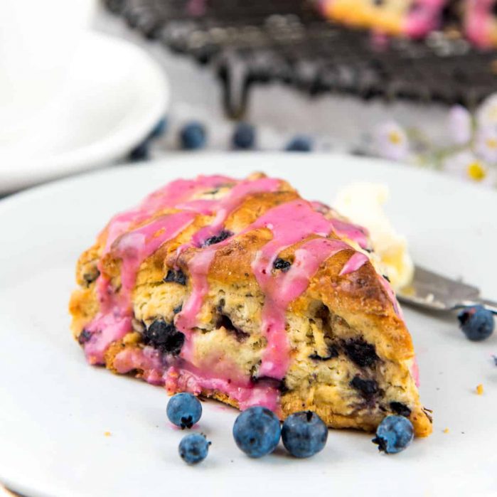 Lavender Blueberry Scones Featured Image