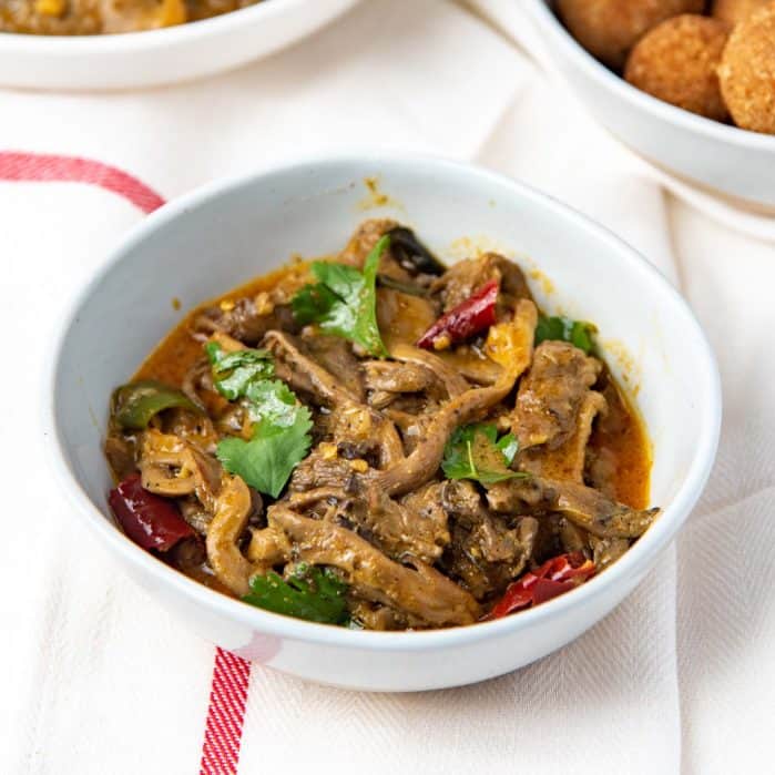 Mushroom curry social media