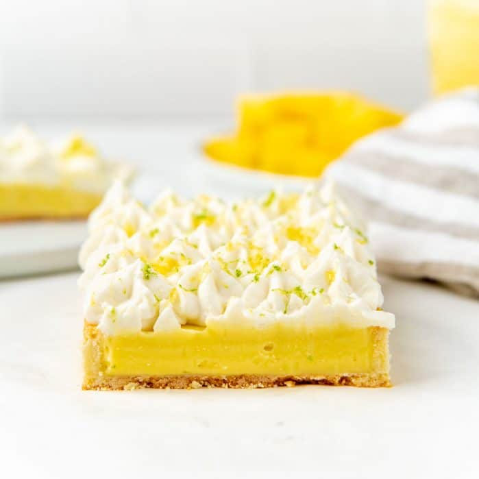 Pina Colada Tart Social Media