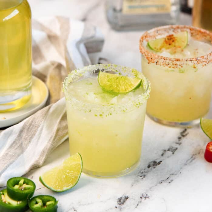Spicy Margarita cocktail square image.