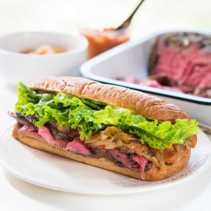 Learn how to make Perfect Steak Sandwiches! From tips on how to make perfect slow roasted beef slices to a range of different fillings to create a flavorful, hearty Steak Sandwich that is perfect for lunch (or dinner!)
