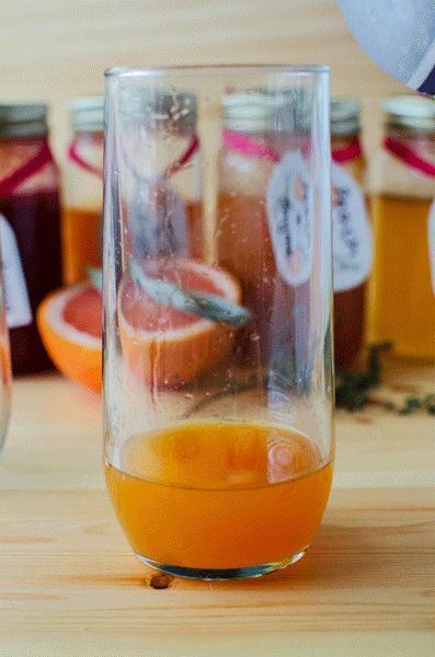 Homemade Soda Syrups - Delicious Fruit Syrups to make your own Sodas and cocktails! Choose from Grapefruit, Peach, Strawberry, Lime, and Pineapple all with awesome spice and herb twists!