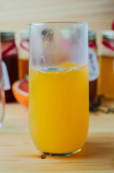 Homemade Soda Syrups - Delicious Fruit Syrups to make your own Sodas and cocktails! Choose from Grapefruit, Peach, Strawberry, Lime, and Pineapple all with awesome spice and herb twists!
