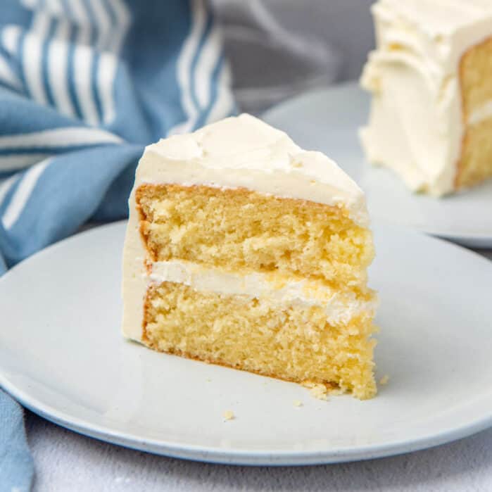 Best vanilla cake social media