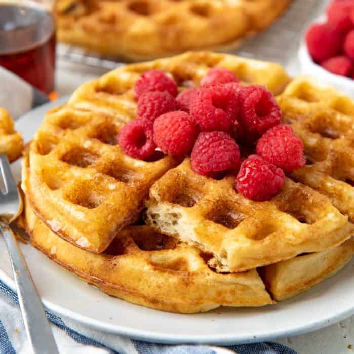 Yeasted waffles Social Media